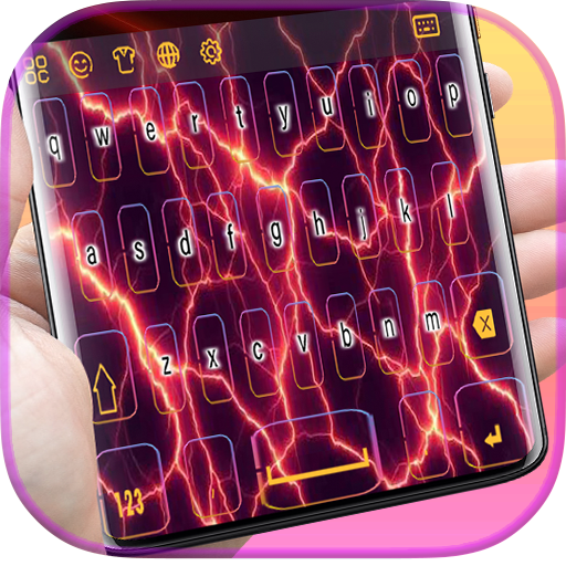 Neon Lightning Keyboard logo