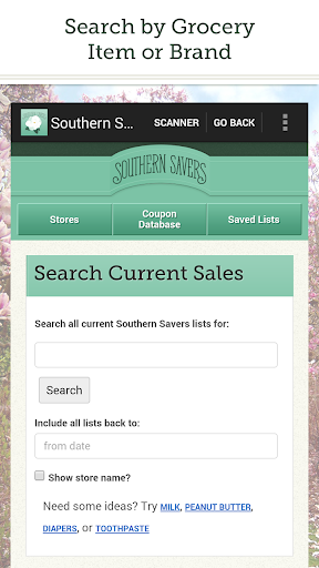 Southern Savers Screen 2