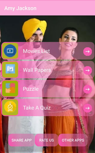 Android application Amy Jackson -Movies,Wallpapers screenshort