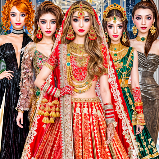 Indian Bridal:Princess Dressup