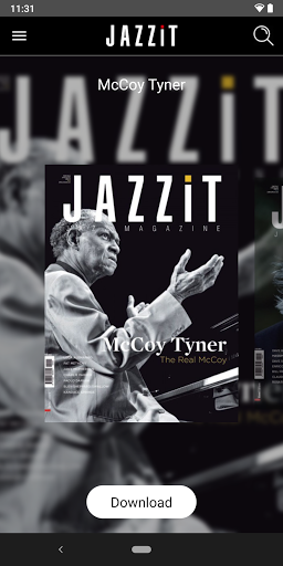 Android application JAZZIT MAGAZINE screenshort