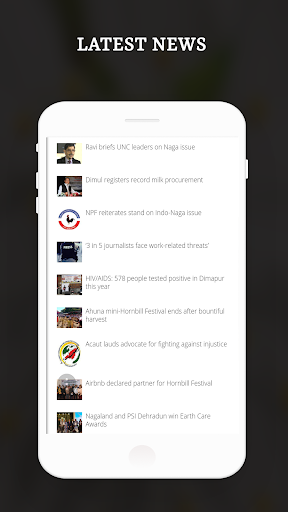 Nagaland Live TV & News Papers Screen 2