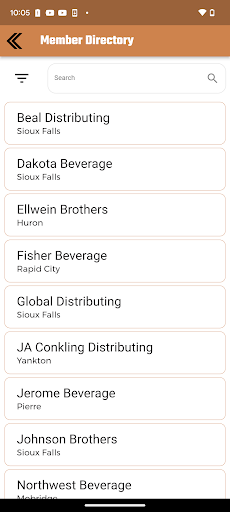 South Dakota Beer Distributors Screen 2