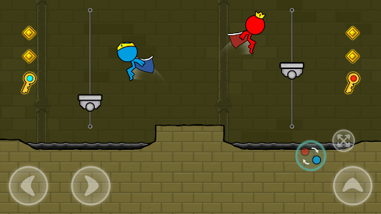 Red and Blue Stickman : Animat Screenshot