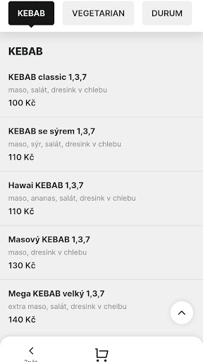 Hawler Kebab Lovosice Screen 2