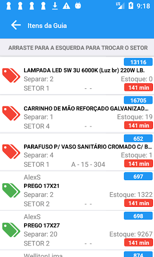 Coqueiro- Separação de Estoque Screen 3
