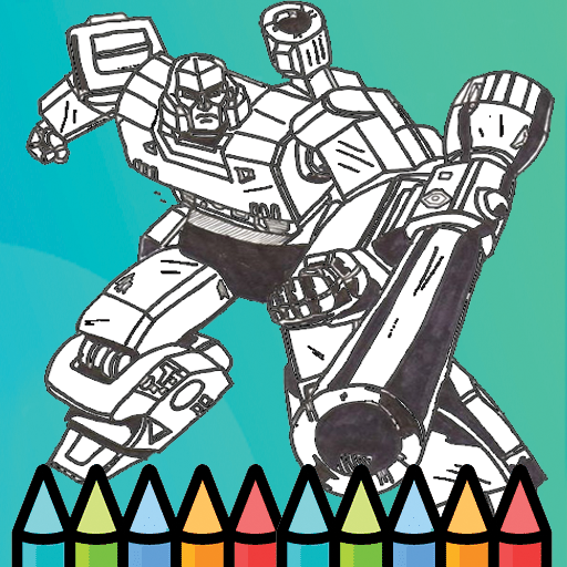 Transforme Robot Coloring Book