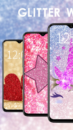 Android application Glitter Wallpaper Live Magic screenshort