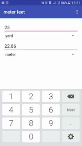 meters to feet to inches dista Apps on Google Play