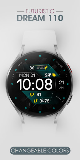 Dream 110 - Digital Watch Face Screen 2
