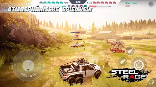 Steel Rage: Mech Cars PvP War