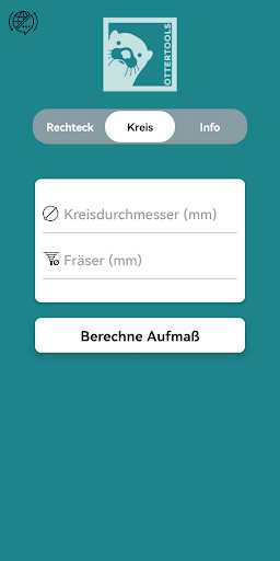Frässchablonen Aufmaßrechner Screen 3