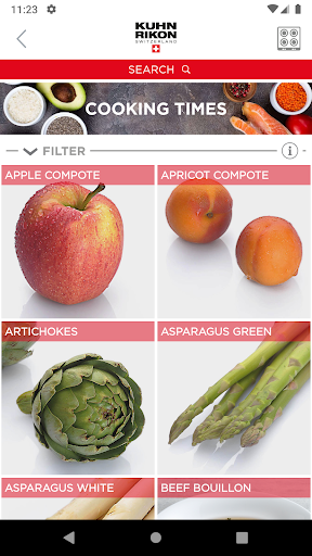 Kuhn Rikon App Screen 2