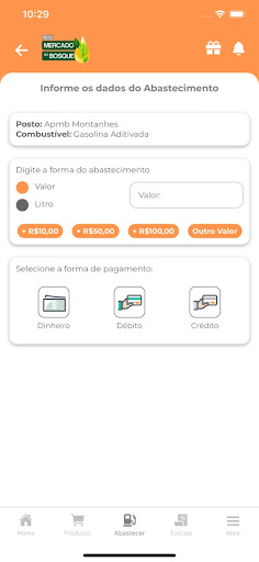 Postos MB CashBack Screen 2