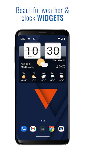 Sense Flip Clock & Weather 6.17.1 screenshots 1