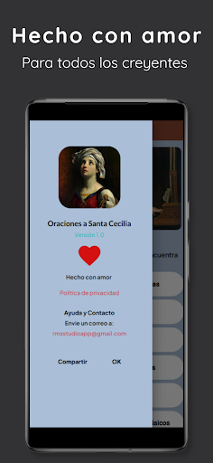 Oraciones a Santa Cecilia Screen 3