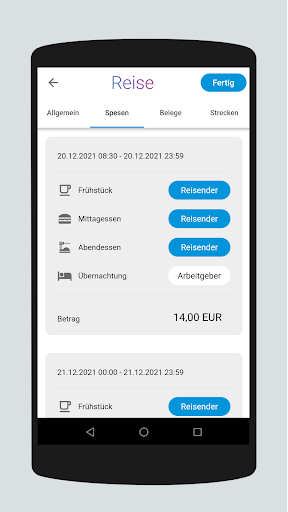 AFI Xpense Screen 2