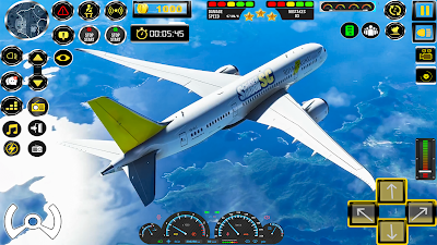 Simulator de zbor de avion 3d poster 11