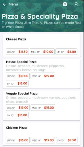 Honeyspot Pizza 3 Branford CT Screen 2