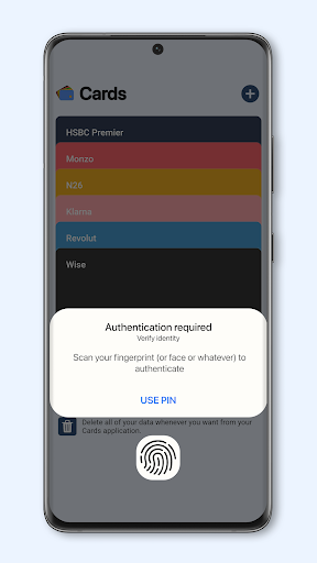 Cardholder: Mobile Wallet Screen 3