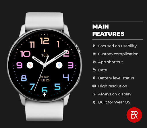 Summer Analog Watch Face Screen 2