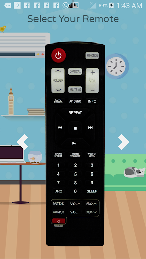 Android application Remote Control For LG AN-MR TV screenshort