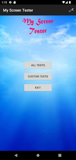 Android application My Screen Tester (Paid) screenshort