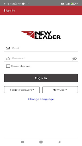 New Leader Mobile Screen 2