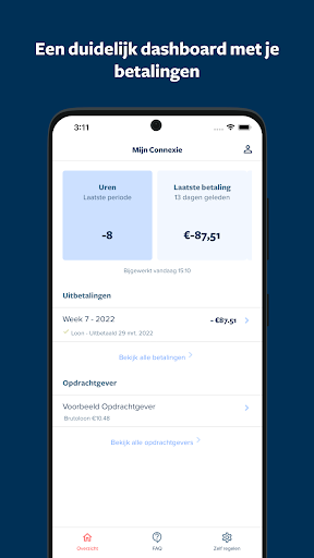 Android application Connexie screenshort