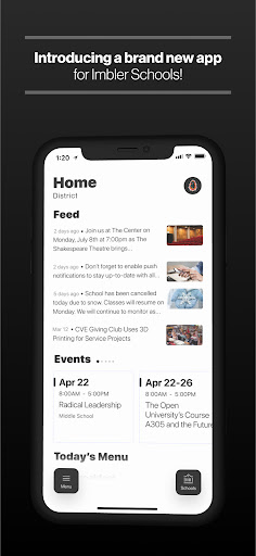 Android application Imbler School District screenshort