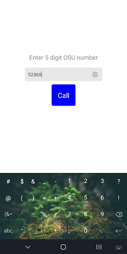 OSUWMC 5 Digit Dialer Screen 2