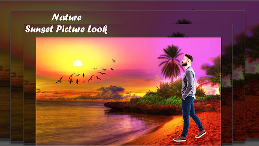 Android application Sunset photo editor screenshort
