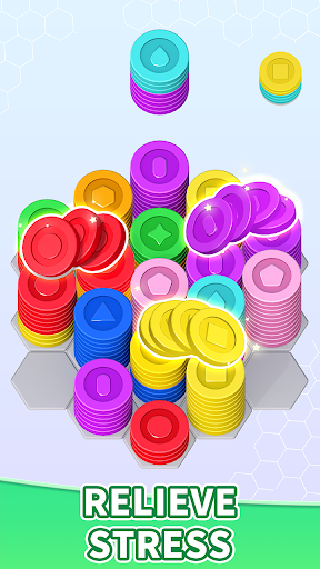 Hexa Coin Match-Puzzle Sorting screenshot 1
