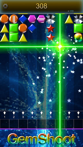 Android application Gem Shoot screenshort