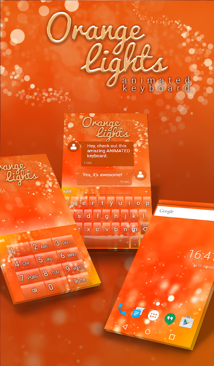 Orange Lights Wallpaper Theme - 5.10.45 - (Android)