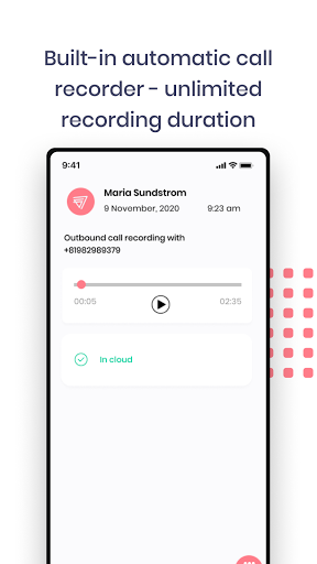 Salestrail - Call log&analysis Screen 2