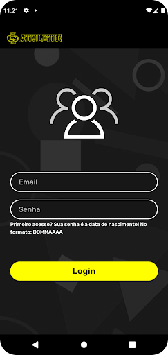 Android application Academia Athletic screenshort