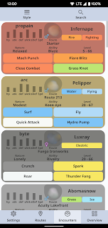 Nuzlocke Chart