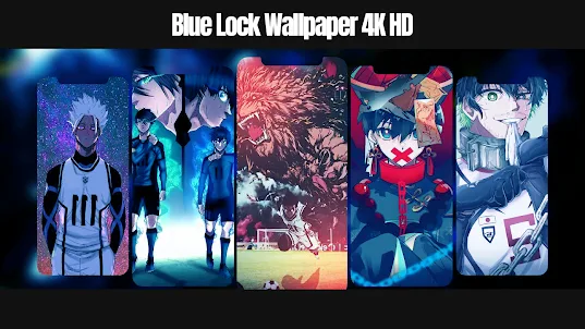 Personagens de anime Blue Lock 4K baixar papel de parede