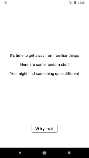 Android application Rando - Something different screenshort