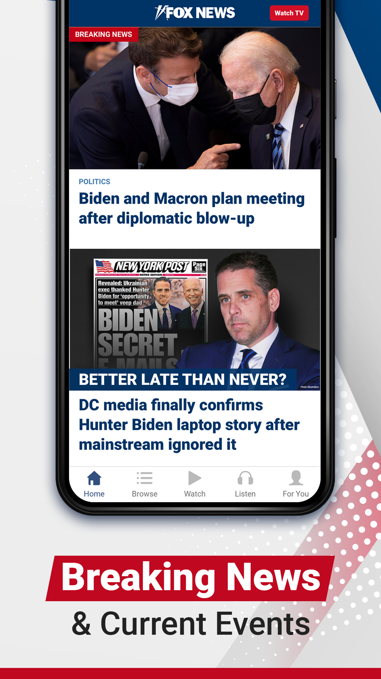 Android application Fox News - Daily Breaking News screenshort