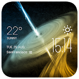 Black hole1 weather widget icon