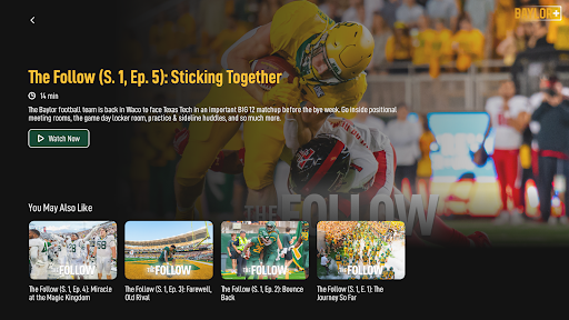 Baylor+ TV Screen 3