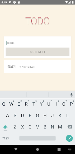 투두리스트 Screen 2