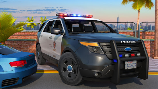 Police Spooky Jeep Parking Sim 1.5 APK screenshots 1