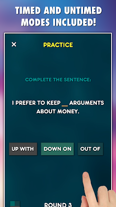 Phrasal Verbs Grammar Test PRO - Screenshot 4