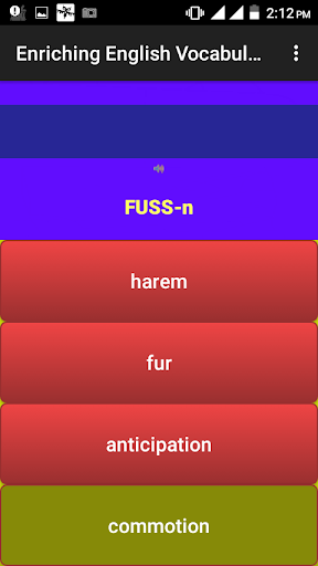 Enriching English Vocabulary 5 Screen 3