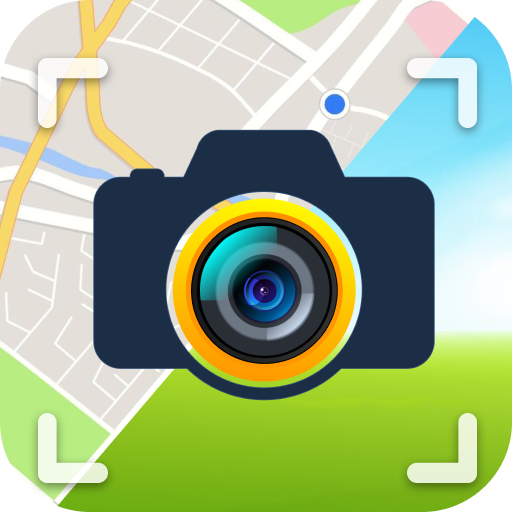GPS Camera Stamp Location Tag Logo