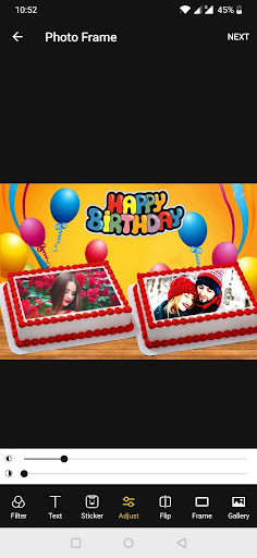 Birthday Dual Photo Frames Screen 3
