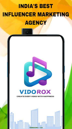 Android application Vidorox - Influencer Marketing screenshort